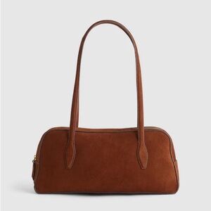 Madewell women’s Brown Suede Shoulder Bag